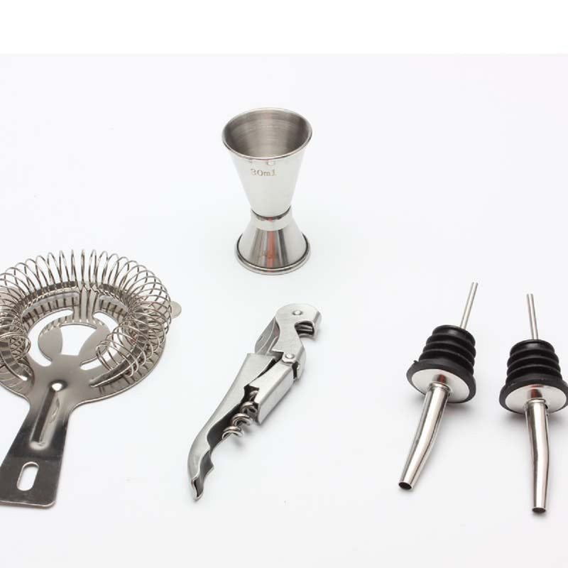 12pcs/set Stainless Steel Liquor  Cocktail Shaker Bar  Mixer