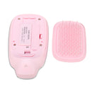 2 in 1 Portable Takeout Mini Electric Smooth Ionic Hair Brush with Massage Comb Head