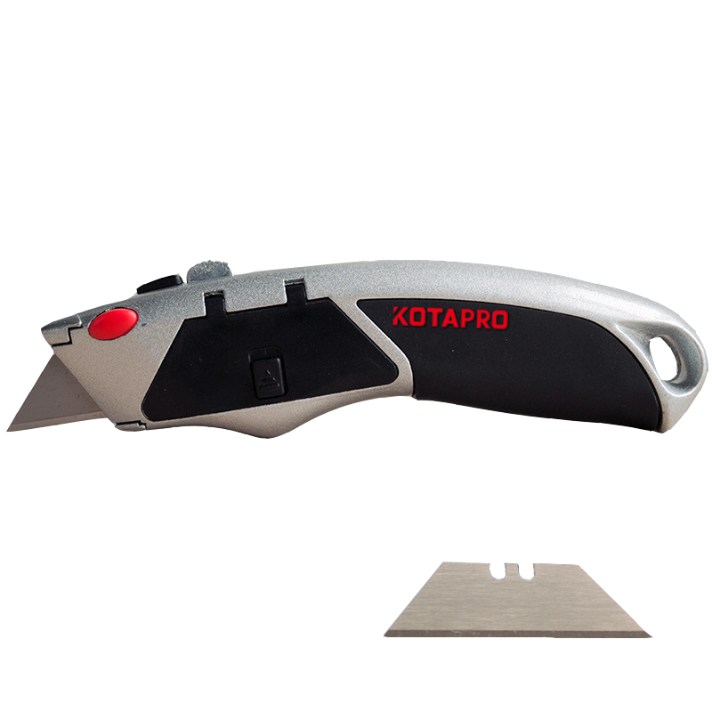 KOTAPRO CU90001 Heavy Duty Utility Cutter Aluminum Alloy Automatic Lock Cutter Foldable Art Work Cutting tools