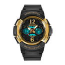 SANDA 757 Calendar Luminous Display Fashion Design Children Watch Dual Display Digital Watch for Kids