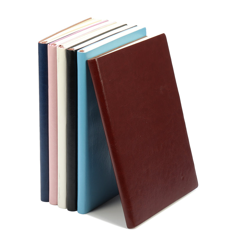 1pcs Soft Cover PU Leather Notebook Writing Journal 100 Page Diary Book For Office School Use