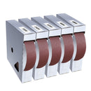 Drillpro 50 Meters 150-600 Grit Box Sanding Belt Roll Drawable Emery Cloth Sandpaper Sanding Pack Roll for Wood Turners Woodworking Metal Grinding Polishing