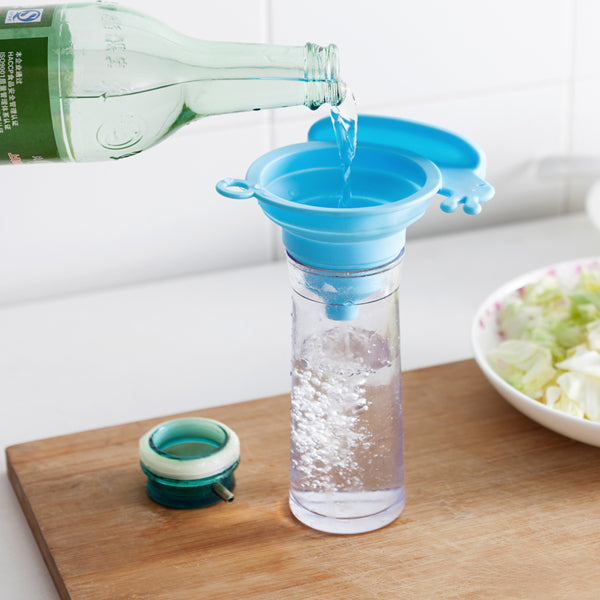 Honana CF-SF03 Collapsible Telescopic Snail Shape Funnel Filling Liquid Water Oil Funnel Transfer