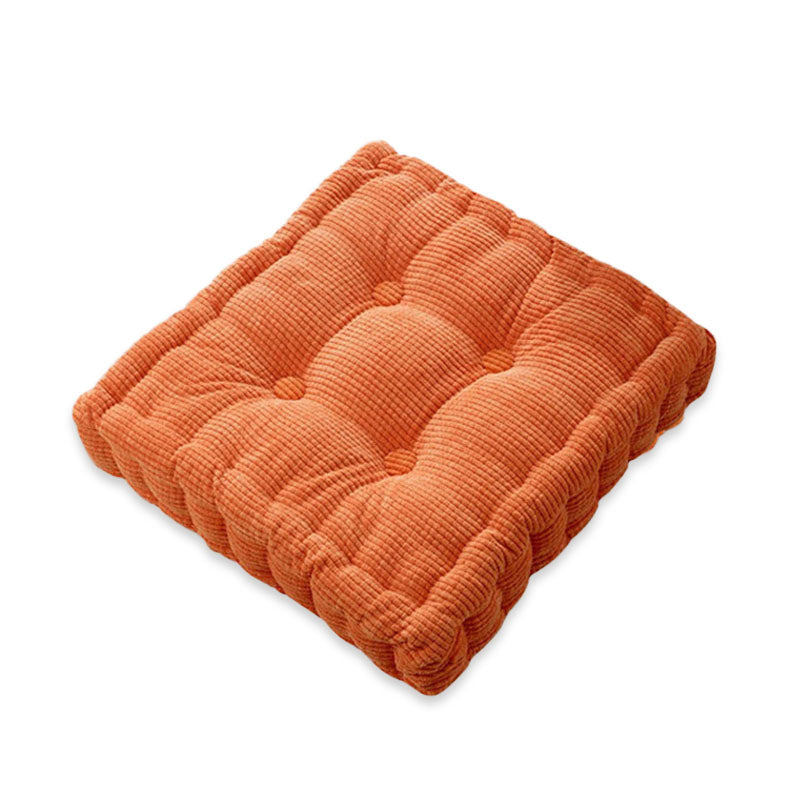 40 x 40cm Washable Corduroy Tatami Floor Seat Cushion Square Plaid Winter Warm Chair Pad Cushion