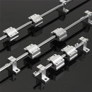 200/600/800mm x 8mm Linear Rail Shaft Rod with Bearing Guide Support and SCS8UU Bearing Block