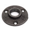 1/2 or 3/4 Inch Black Flange Iron Pipe Floor Fitting Plumbing Threaded Three Holes Flange