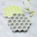 Jordan&Judy Ice Cube Tray Silicone Ice Mold 19-Ice Trays for Whiskey Cocktail DIY Chocolate Jelly Food Maker Gift Stackable Flexible