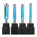 4pcs 1/4 Inch Shank Flush Trim Router Bit Set