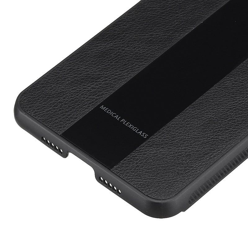 Bakeey Luxury Shockproof Soft Silicone PU Leather Tempered Glass Protective Case For Xiaomi Mi MIX 3