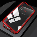 Bakeey Magnetic Adsorption Aluminum Tempered Glass Protective Case For Samsung Galaxy M20 2019