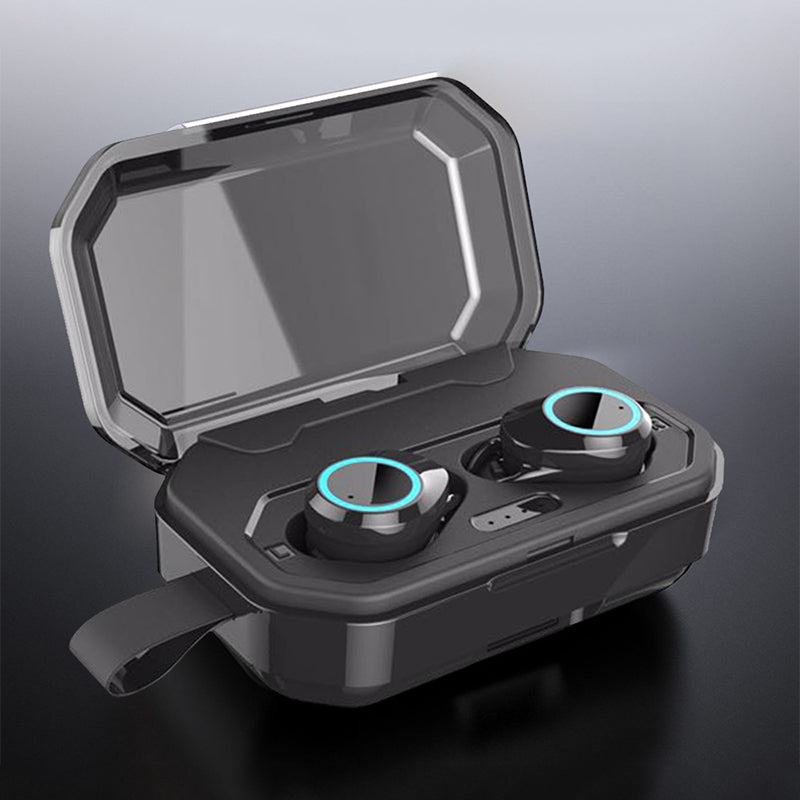[True Wireless] Portable bluetooth 5.0 Earphone TWS IPX67 Waterproof Stereo Sound Handsfree With Mic