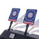 Auto-Reset Electric Scoring Shooting Target with Light and Sound Scoring Practice Target for Nerf Tool