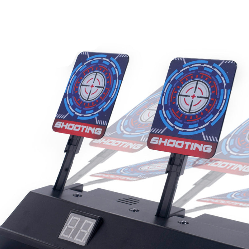 Auto-Reset Electric Scoring Shooting Target with Light and Sound Scoring Practice Target for Nerf Tool
