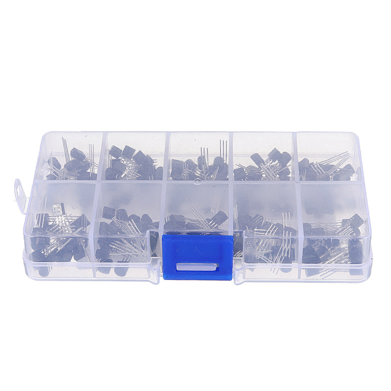 600pcs 10 Values 60 Each TO-92 Transistor Assortment Assorted Kit BC327 BC337 BC517 BC547 BC548 BC549 BC550 BC556 BC557 BC558