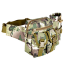 Tactical Waist Bag Pouch Haversack Messenger Bag With Bottle Pack For Camping Hiking