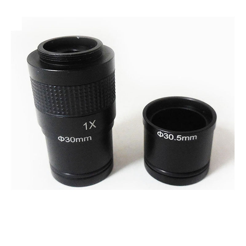 1X C Mount Metal Digital Microscope Adapter Port Relay Lens for CCD CMOS Camera Video