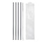 Reusable Straw Stainless Steel Straws Reusable Metal Drinking Straws with Cleaning Brushes Pouch