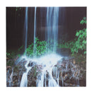 3 Cascade Large Waterfall Framed Print Painting Canvas Wall Art Picture Home Decorate Living Room