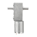 Machifit JGY-370 DC 6/12/24V 150RPM Double Shaft Worm Gear Motor Self-locking Reduction Gear Motor