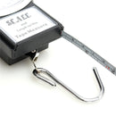 2 in 1 22KG 50LBS Portable Scale Luggage Travel Scale Hanging Suitcase Hook with 1M Flexible Rule