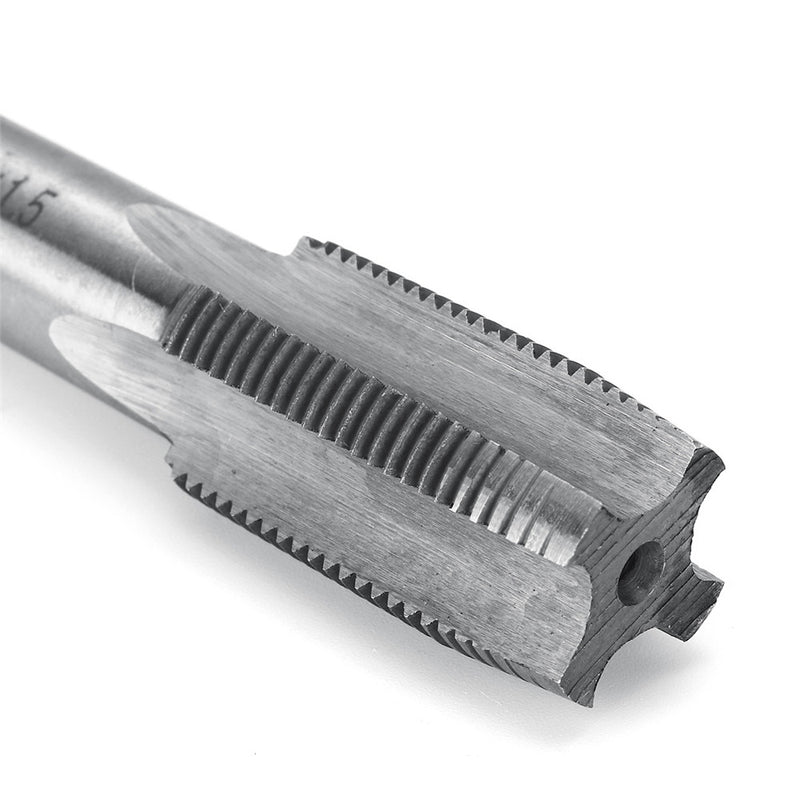 2pcs M12-M20 1.5mm Pitch High Speed HSS Right Hand Straight Fine Screw Tap Metric Tool