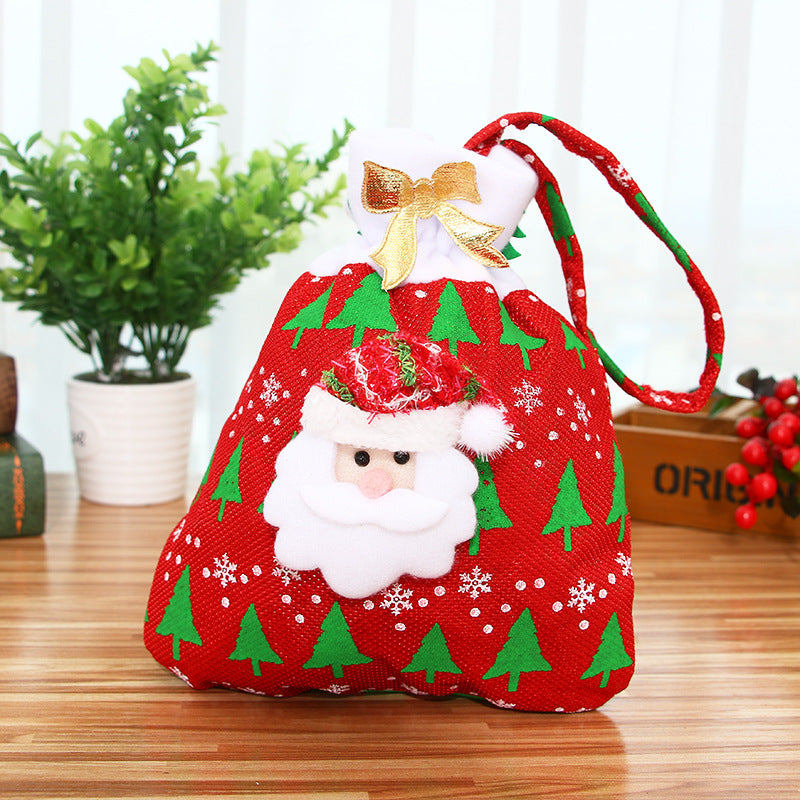Christmas Gift Bag For Candy Christmas Gift Bags Christmas Ornament Decoration Santa Claus