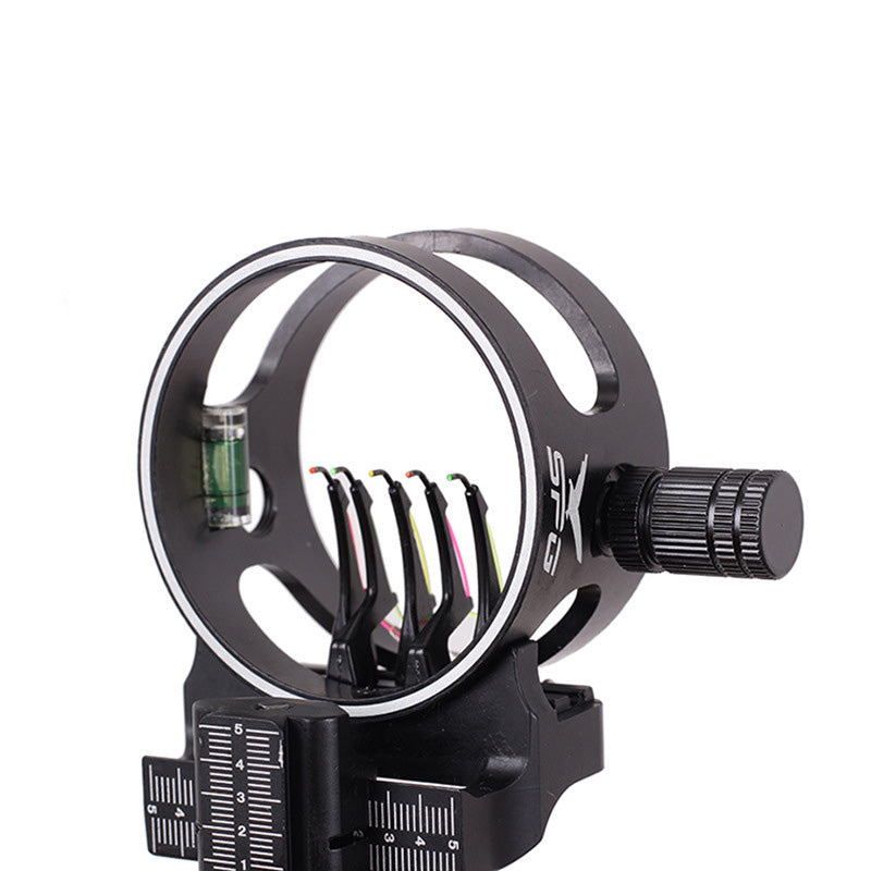 Composite Recurve Bow Universal SPG Five-needle Sight Short Rod Adjustable Bow Sights Archery Competitive Accessories