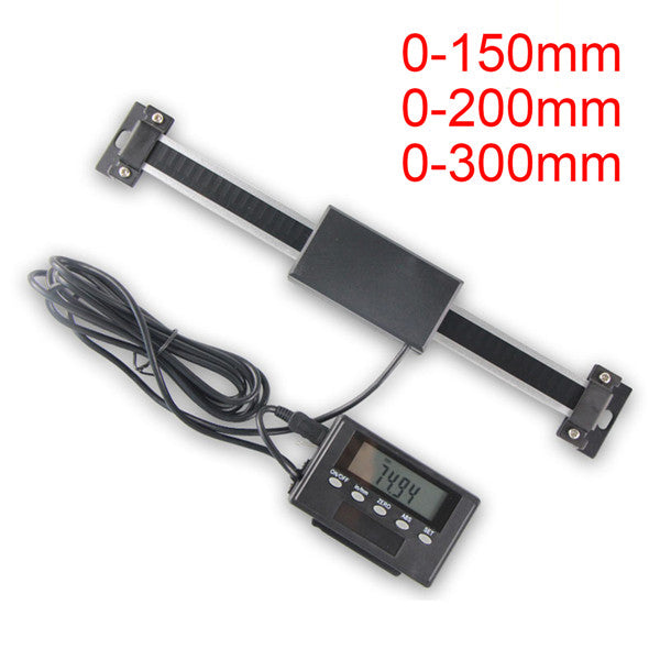 150/200/300mm Digital Readout DRO Remote LCD Linear Scale for Milling Machines or Lathes