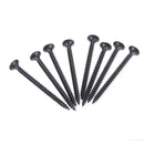 Suleve M3.5CP3 350Pcs M3.5 Cross Black Recessed Flat Head Self Tapping Ash Phosphorus Drywall Metric Threaded Wood Screw Nail Bolt