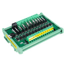 2pcs 12CH 12V IO Card PLC Signal Amplifier Board NPN to PNP Mutual Input Optocoupler Isolation Transistor Output Relay Module