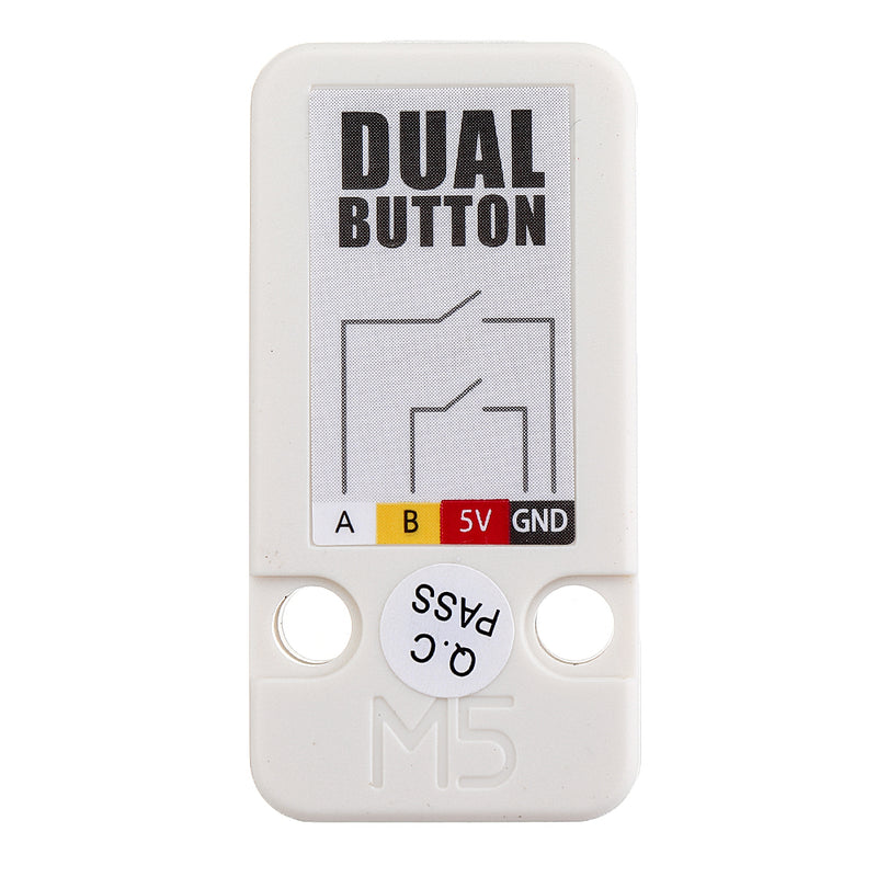 10pcs Mini Dual Push Button Switch Unit with GROVE Port Cable Connector Compatible with FIRE /M5GO ESP32 Micro