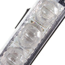 8PCS 24LED Emergency Lights Warning Strobe Flash Lamp Bars Amber White 12V for Car Truck