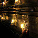 KCASA 1.5M 10 LED Photo Clip String Lights LED Fairy Lights for Festival Christmas Party Wedding