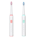 USB Electric Toothbrush Rechargeable Smart IPX7 Waterproof Timer 3 Modes Toothbrush with 2 Brush Heads