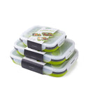 Naturehike NH18G001-J 350/600ml Lunch Box Silicone Foldable Food Container Camping BBQ Picnic