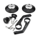 7/8inch Round Handlebar Rearview Mirrors Universal Motorcycle Handle Bar End Cafe Racer
