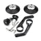 7/8inch Round Handlebar Rearview Mirrors Universal Motorcycle Handle Bar End Cafe Racer