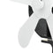 Circulation Thermal Power Fan 5-Blade Heat Powered Stove Fan for Wood/Log Burner/Fireplace Eco Friendly