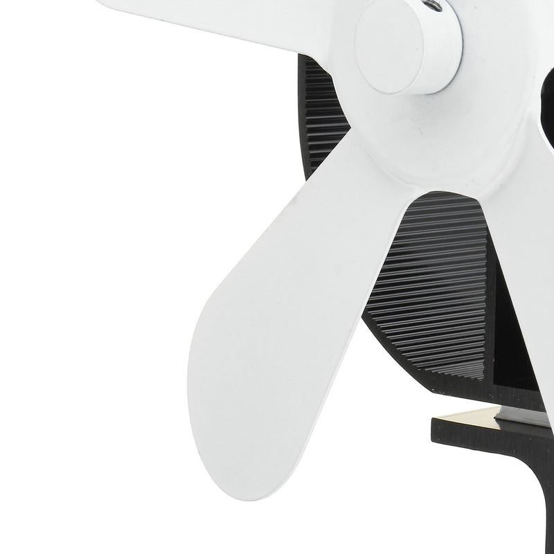 Circulation Thermal Power Fan 5-Blade Heat Powered Stove Fan for Wood/Log Burner/Fireplace Eco Friendly