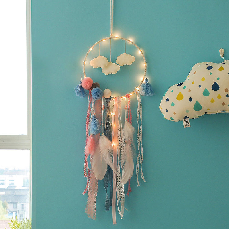 Lighting LED Dreamcatcher Feather Pendant Dream Catcher House Decor Accessary Light