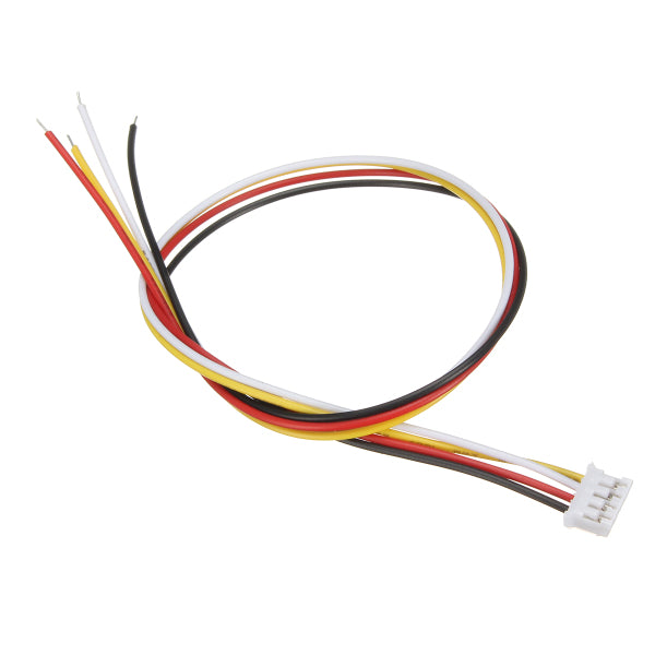 Excellway 10 Sets Mini JST 2.0mm PH 4Pin 26AWG Male Female Connector Plug Wire Cables 300mm