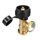 Camping Stove Converter Portable Gas Tank Adapter Gas Tank Connector With Tank Meter