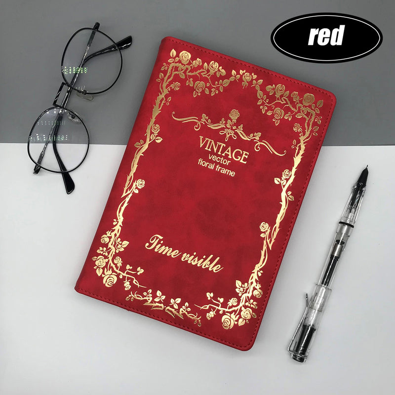 PU strap notebook retro multi-function diary student creative notebook office culture