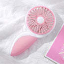 Well Star WT-N10 Handheld Mini USB Woodpecker Fan with Base LED Light Lamp Fan Rechargeable Air Cooler Silent Cooling Fan For Home Office Student Dormitory Outdoors Travelling