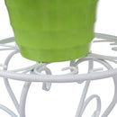 Metal Outdoor Indoor Pot Plant Stand Garden Decor Flower Rack Wrought Iron