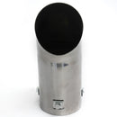 Car Exhaust Tailpipe Polished Stainless Steel Trim Chrome Tip Blow Down Bumper