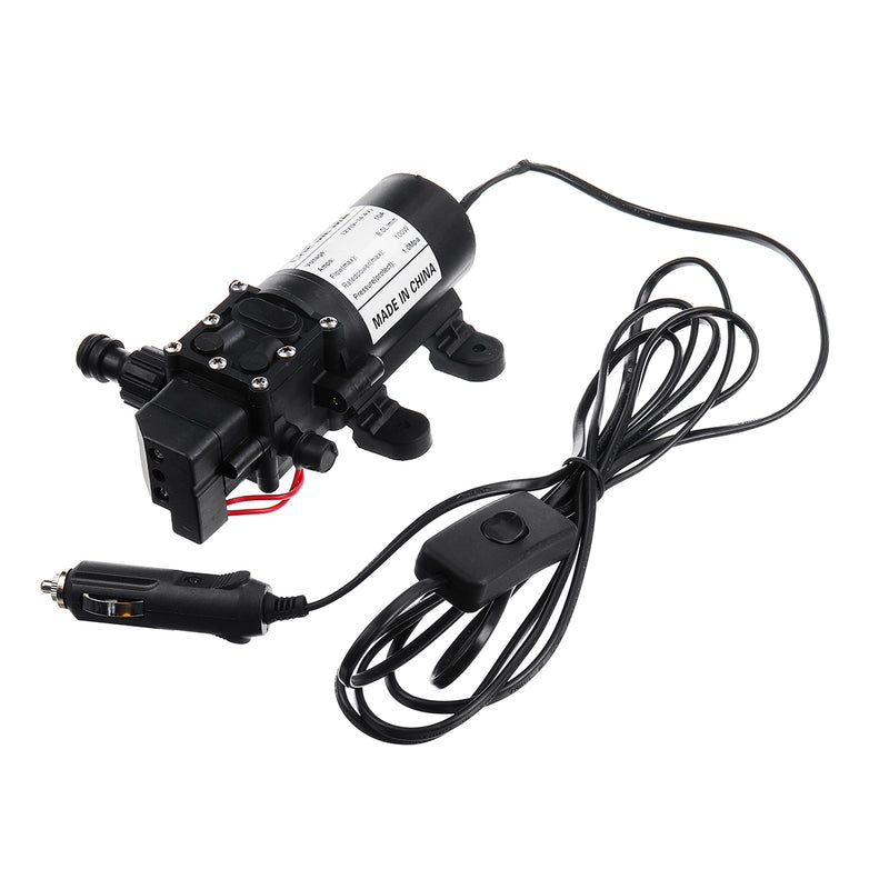 12v 100W 200PSI Car Wash Pump Sprayer Kit Tool High Pressure Self-Priming Auto Washer Sprayer Cleaning Set with Spray G-un Pipe