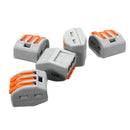 Excellway ET25 3 Pins Spring Terminal Block 10Pcs Electric Cable Wire Connectors