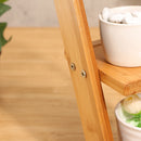 Flower Pot Plant Stand Rack Bamboo Shelf Garden Indoor Outdoor Patio Decorations