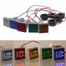 Geekcreit AC 60-500V 0-100A D18 Square LED Digital Dual Display Voltmeter Ammeter Voltage Gauge Current Meter